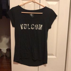 Volcom rose logo tee